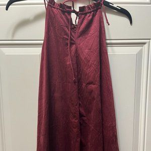Moon Kiss Burgundy Top Size M